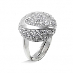 Anello MyMara in argento e zirconi crystal